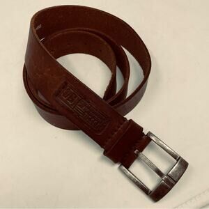 Fossil Brown Leather Men's 1.5" Belt 44